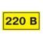 Символ "220В" 20х40 IEK YPC10-0220V-1-100