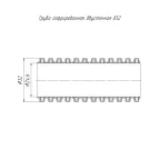 Труба гофрированная двустенная ПНД гибкая d32мм SN34 450 красн. (уп.20м) Промрукав PR15.0266