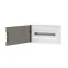 Щиток настенный 18мод. IP41 с тонированной дверцей с 2 шинами PEN на 8+10 отверст. бел. DKC F18W1WD
