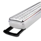 Фонарь-светильник аккумуляторный Accu9-L60-wh аварийный 60SMD яркий 300лм 2ч/эконом 90лм 6ч 220В аккум. Li-ion 3.7В 2.4А.ч бел. JazzWay 5024540