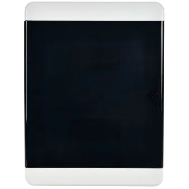 Корпус ЩРВ-П-24 TEKFOR IP41 черн. прозр. дверь пластик. IEK TF5-KP12-V-24-41-K01-K03