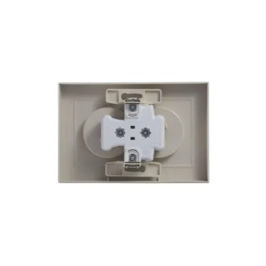 Розетка 2-м СП AtlasDesign 16А IP20 без заземл. в сборе беж. SE ATN000220
