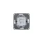 Выключатель 3-кл. СП Glossa 10А IP20 (сх. 1+1+1) 10AX механизм антрацит SE GSL000731