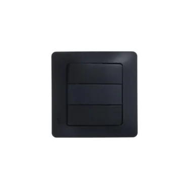 Выключатель 3-кл. СП Glossa 10А IP20 (сх. 1+1+1) 10AX механизм антрацит SE GSL000731