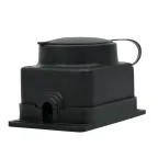 Колодка удлинителя 1-м MultiSet 16А 250В IP44 с заземл. каучук черн. SE MST4003BK