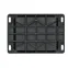 Колодка удлинителя 1-м MultiSet 16А 250В IP44 с заземл. каучук черн. SE MST4003BK