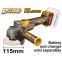 Аккумуляторная УШМ б/щ 115 мм INGCO CAGLI21154 INDUSTRIAL