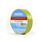                  Изолента Smartbuy,  0.18х19мм, 20 метров, желто-зеленая (SBE-IT-19-20-yg)
               
