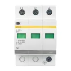 Ограничитель перенапряжения ОПС1-C 3P KARAT IEK MOP20-3-C