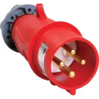                  Вилка эл. каб. 32А 3P+PE 380В IP44 MAGNUM ССИ-024 IEK PSN02-032-4
               