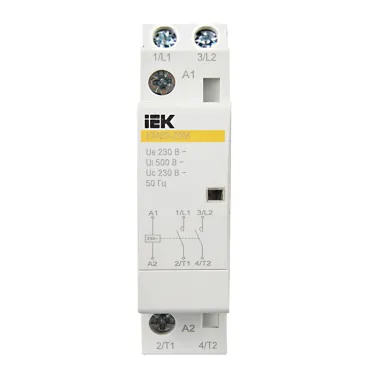 Контактор модульный КМ20-20М AC KARAT IEK MKK11-20-20
