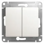                  Переключатель проходной 2-кл. СП Glossa 10А IP20 (сх. 6/2) 10AX механизм перламутр SE GSL000665
               