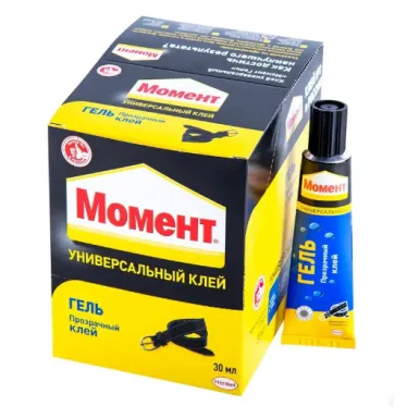 Клей-гель "Момент Гель" 30мл шоу-бокс Момент C0036326