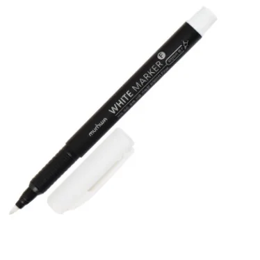 Маркер перманентный MunHwa WHITE MARKER WPM-05 1.0мм спирт белый 274723