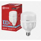                  Лампа светодиодная LED-HP-PRO 100Вт грушевидная 6500К холод. бел. E27 9500лм 150-275В с адаптером E40 бел. IN HOME 4690612035697
               