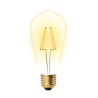                  Лампа светодиодная LED-ST64-5W/GOLDEN/E27 GLV22GO Vintage форма "конус" зол. колба упак. картон Uniel UL-00002360
               