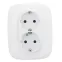 Розетка 2-м СП Valena Allure 16А IP20 250В 2х2P+E защ. шторки безвинт. клеммы с лицев. панелью бел. Leg 753726