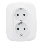                  Розетка 2-м СП Valena Allure 16А IP20 250В 2х2P+E защ. шторки безвинт. клеммы с лицев. панелью бел. Leg 753726
               