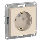                  Розетка 1-м СП AtlasDesign 16А IP20 с заземл. защ. шторки механизм беж. SE ATN000245
               