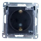                  Розетка 1-м СП AtlasDesign Aqua 16А IP44 с заземл. защ. шторки с крышкой механизм бел. SE ATN440146
               