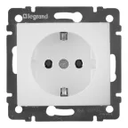                  Розетка 1-м СП Valena 16А IP21 с заземл. на винтах механизм бел. IEK 774420
               