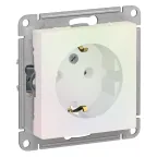                  Розетка 1-м СП AtlasDesign 16А IP20 с заземл. механизм жемчуж. SE ATN000443
               