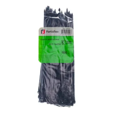 Хомут кабельный КСС 5х250 нейл. черн. (уп.100шт) Fortisflex 49416
