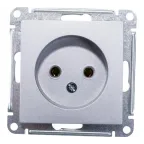 Розетка 2-м СП AtlasDesign 16А IP20 без заземл. в сборе бел. SE ATN000120