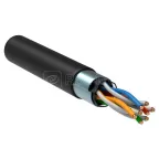 Кабель витая пара F/UTP 4х2х24AWG(0.51мм)+тросс кат.5E PE TOKOV PRO Fluke tested (м) TOKOV ELECTRIC TKP-C05-F42-5E-305-ODC
