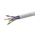                  Кабель витая пара U/UTP кат.5E 4х2х24AWG solid Cu PVC Standart (м) SUPRLAN 01-0328-9
               