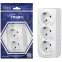 Розетка 3-м ОП Frea 16А IP20 250В с заземл. АБС-пластик бел. TOKOV ELECTRIC TKE-FR-R3Z-C01