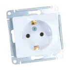                  Розетка 1-м СП Glossa 16А IP20 с заземл. механизм бел. SE GSL000143
               