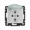 Розетка 1-м СП Valena 16А IP44 2P+E с заземл. защ. шторки с крышкой немецк. стандарт механизм бел. IEK 774220