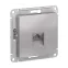 Розетка компьютерная 1-м AtlasDesign RJ45 кат.5E механизм алюм. SE ATN000383