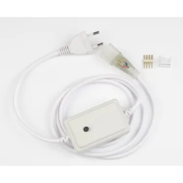 Провод электрический UCX-SP4/N22 WHITE 1 STICKER для светод. лент ULS-N22 RGB NEON 220В 4 контакта Uniel UL-00005799