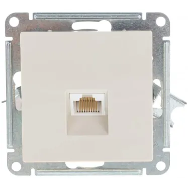Розетка компьютерная 1-м AtlasDesign RJ45 кат.5E механизм беж. SE ATN000283