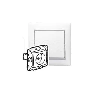 Розетка 1-м СП Valena 16А IP21 2P без заземл. механизм бел. (DIY-упак.) IEK 694268