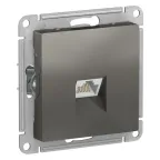                  Розетка компьютерная AtlasDesign RJ45 кат.5E механизм сталь SE ATN000983
               