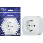 Розетка 1-м СП Glossa 16А IP20 без заземл. механизм бел. SE GSL000141