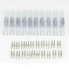                  Соединитель контактный прямой UTC-K-12/N21 CLEAR 010 POLYBAG для светодиод. лент ULS-N21 NEON 220В 8х16мм 2 контакта прозр. (уп.10шт) Uniel UL-00007238
               