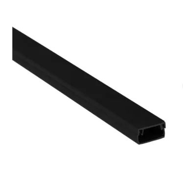 Кабель-канал 15х10 L2000 пластик Plast черн. EKF kk-15-10b