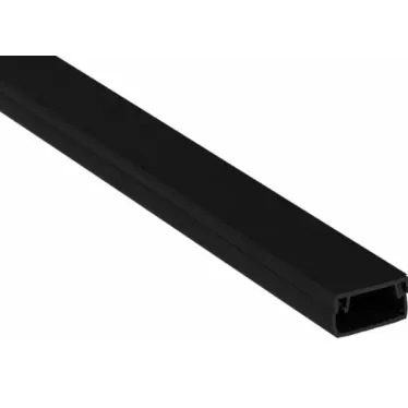 Кабель-канал 16х16 L2000 пластик Plast черн. EKF kk-16-16b
