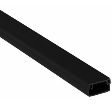 Кабель-канал 12х12 L2000 пластик Plast черн. EKF kk-12-12b