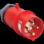 Вилка эл. каб. 16А 3P+PE 380В IP44 MAGNUM ССИ-014 IEK PSN02-016-4