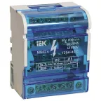                  Шина на DIN-рейку в корпусе (кросс-модуль) ШНК 4х7 3L+PEN IEK YND10-4-07-100
               