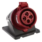 Розетка наружн. уст. 32А 380В 3P+РЕ+N IP44 (125) EKF ps-125-32-380