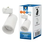                  Светильник-прожектор светодиодный трековый ULB-Q276 8W/4000K WHITE 8Вт 4000К 800лм бел. Volpe UL-00005933
               
