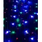 Гирлянда светодиодная "Бахрома" 2х0.7м 100LED схема нитей 4/8/6/7 мультиколор IP20 возможность соединения до 3шт 220В КОСМОС KOC_CUR-V22