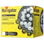 Гирлянда светодиодная 61 838 NGF-B02-70CW-10-8m-230-BL-IP44 Navigator 61838