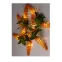 Гирлянда светодиодная "Морковки" спирали 12х4см 10LED 1.8м +0.3м тепл. бел. КОСМОС KOC_GIR-B101
